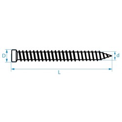 5x82mm Cilinderkop Torx30 - 75 stuks