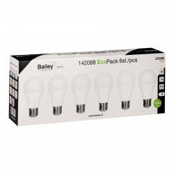 Bailey Ecopack LED 8W - 720LM - 827 - E27 - 6 Stuks