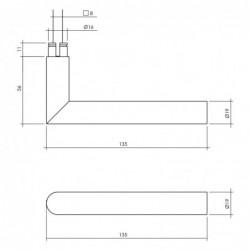 Intersteel Basis voordeurset veiligheidsbeslag SKG*** rond rvs zwart met kerntrekbeveiliging