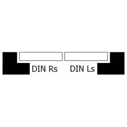 Alprokon Deurnaald met meerpuntssluiting 007 - Cilinderbediend - 2200mm - DIN LS - Deurdikte 40mm - SKG***