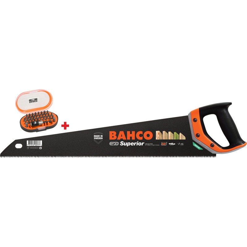 Bahco Handzaag 2600XT22 - Inclusief Gratis Bitset 31-Delig