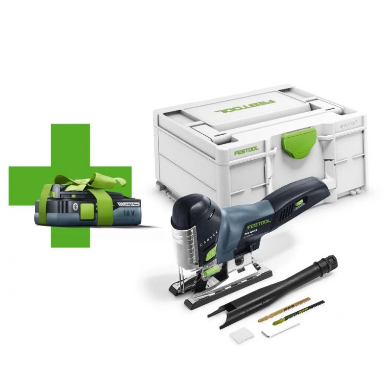 Festool Accu Decoupeerzaag PSC420EB-Basic - In Systainer - 18V 4.0Ah - Inclusief Accu