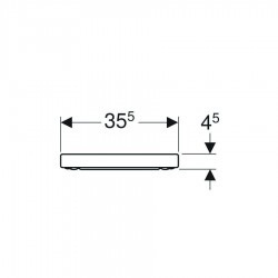 Geberit Closetzitting met Deksel Basic 300 - Topfix - Softclose - Wit