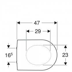 Geberit Closetzitting met Deksel Basic 300 - Topfix - Softclose - Wit