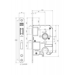 Nemef Dag- en Nachtslot Magneet 1269/73 - DM 50 - PC 55 - D1/2/3/4