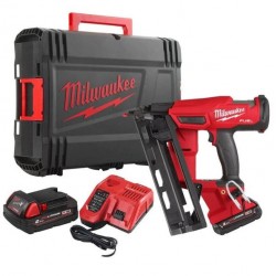 Milwaukee Accu Tacker M18 FN16GA-202x - Inclusief 2x2,0AH Accu en 1 Lader