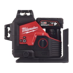 Milwaukee Accu Kruislijnlaser M123PL401C 3x360 - Inclusief 1x4,0AH Accu en 1 Lader