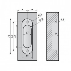 Argenta Magnotica Pro E - Magnetische Deursluiter - Zwart