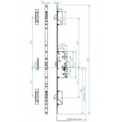 BUVA Meerpuntssluiting Ergo-N-VD - 55/92S-2090R - Krukbediend - DM 55 - PC 92 - 2090mm - D1 - SKG***