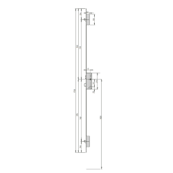 S2 Meerpuntssluiting H650-55U - Krukbediend - DM 55 - PC 92 - 1758mm - D1/2/3/4 - SKG***
