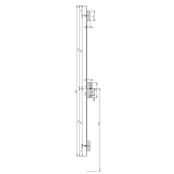 S2 Meerpuntssluiting H650-55U - Krukbediend - DM 55 - PC 92 - 1988mm - D1/2/3/4 - SKG***