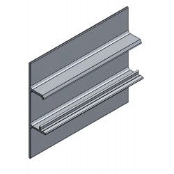 Henderson Afdekkap F140N/2000 - Aluminium - 2 Meter