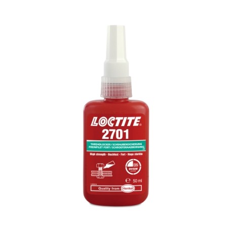 Loctite draadborgmiddel 2701 groen 50ml