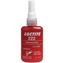 Loctite draadborgmiddel 222 laag 50ml