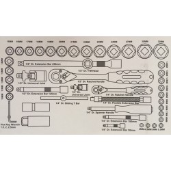 4Tecx Doppenset 1/2 En 1/4 94-Delig inhoud