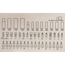 4Tecx Doppenset 1/2 En 1/4 94-Delig inhoud