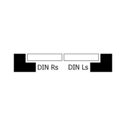 Alprokon Deurnaald met meerpuntssluiting 007 - Krukbediend - 2200mm - DIN LS - Deurdikte 40mm - SKG***