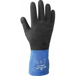 Showa Handschoen CHM Chem Master - Zwart/Blauw - Maat L