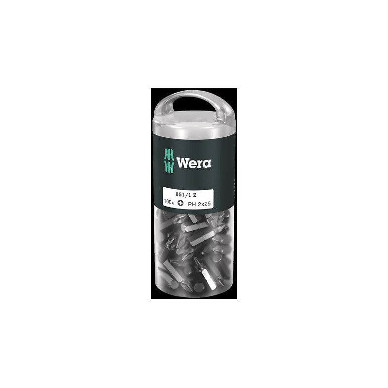 Wera 851/1 Z Diy Bits Phillips - Ph 2x25mm - 100 Stuks