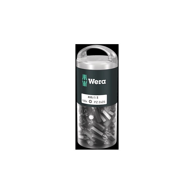 Wera 855/1 Z Diy Bits Pozidriv - Pz 2x25mm - 100 Stuks
