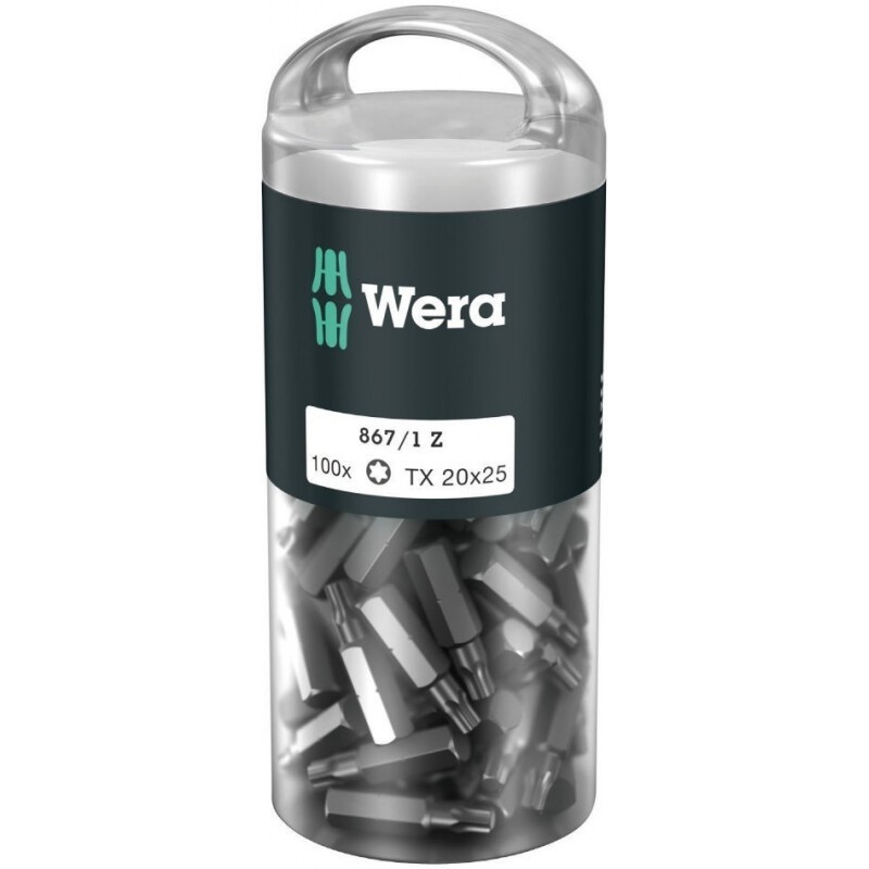 Wera 867/1 Torx Bits Diy - TX 20x25mm - 100 Stuks