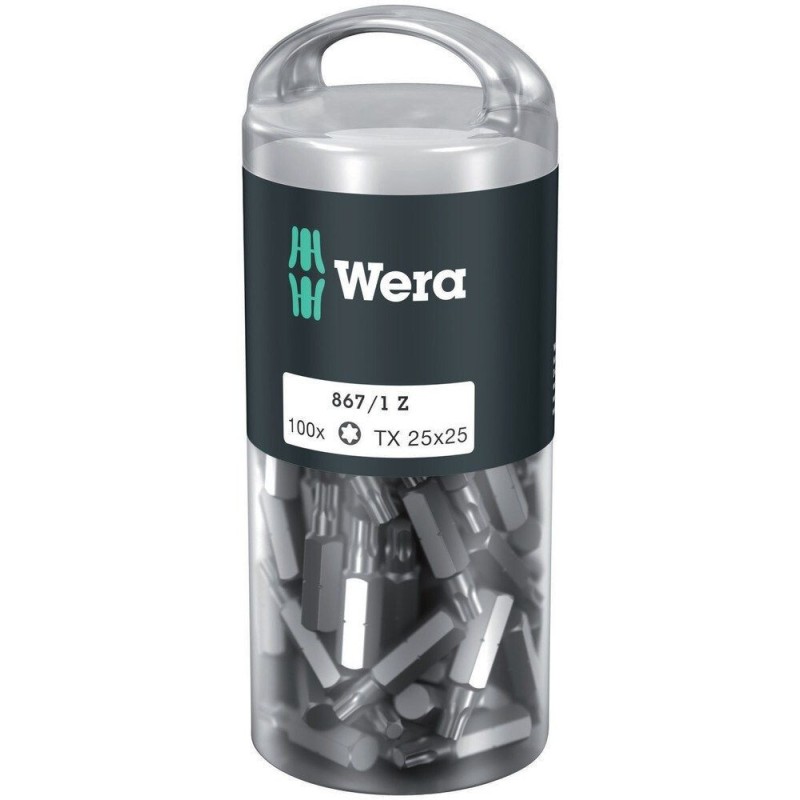 Wera 867/1 Torx Bits Diy - TX 25X25mm - 100 Stuks