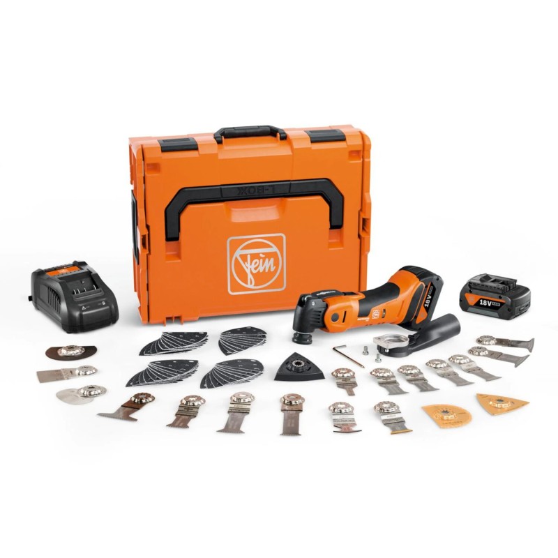 Fein Multimaster AMM700 Max Top - Inclusief 2X 18V 4.0 Ah Accu Fein Multimaster AMM700 Max Top - Inclusief 2X 18V 4.0 Ah Accu