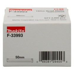 Makita Brad 50mm 1.3X1.6mm - Gegalvaniseerd - 2000 Stuks