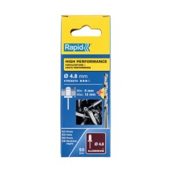 Rapid High Performance Blindklinknagels 4.8x16mm - Met Boor