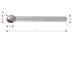 Rotec Silver-Line Hm Houtrotfrees 9.5mm