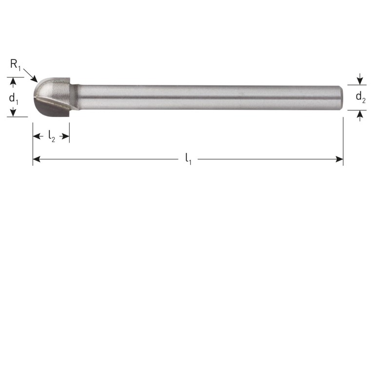 Rotec Silver-Line Hm Houtrotfrees 9.5mm