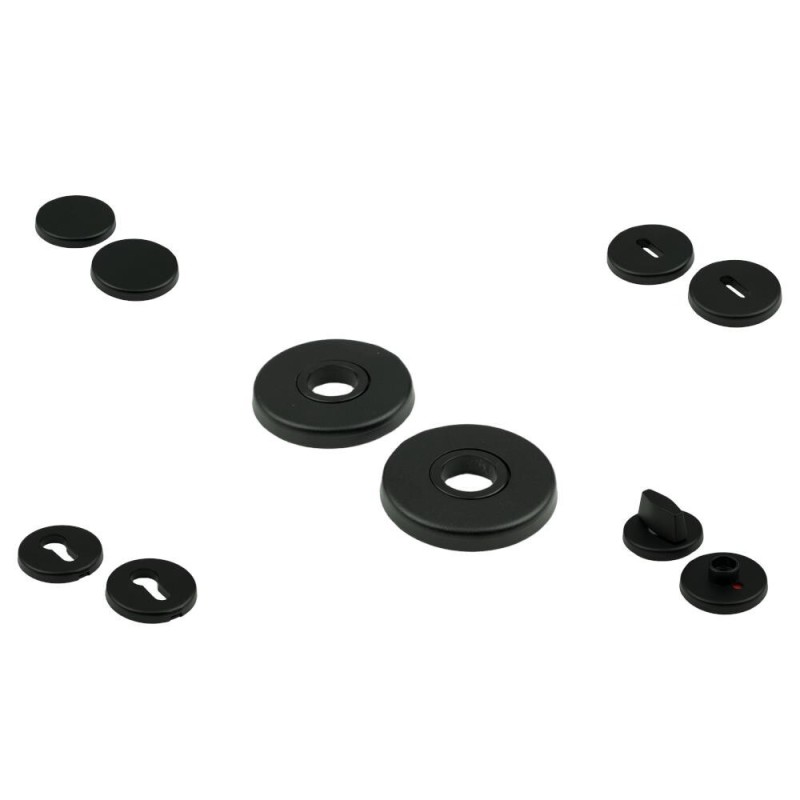 Ami Wc-Klikrozet Rond Zwart - 56mm