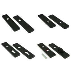 Ami Klikschild Wc 8/63 - 185x44mm - Zwart