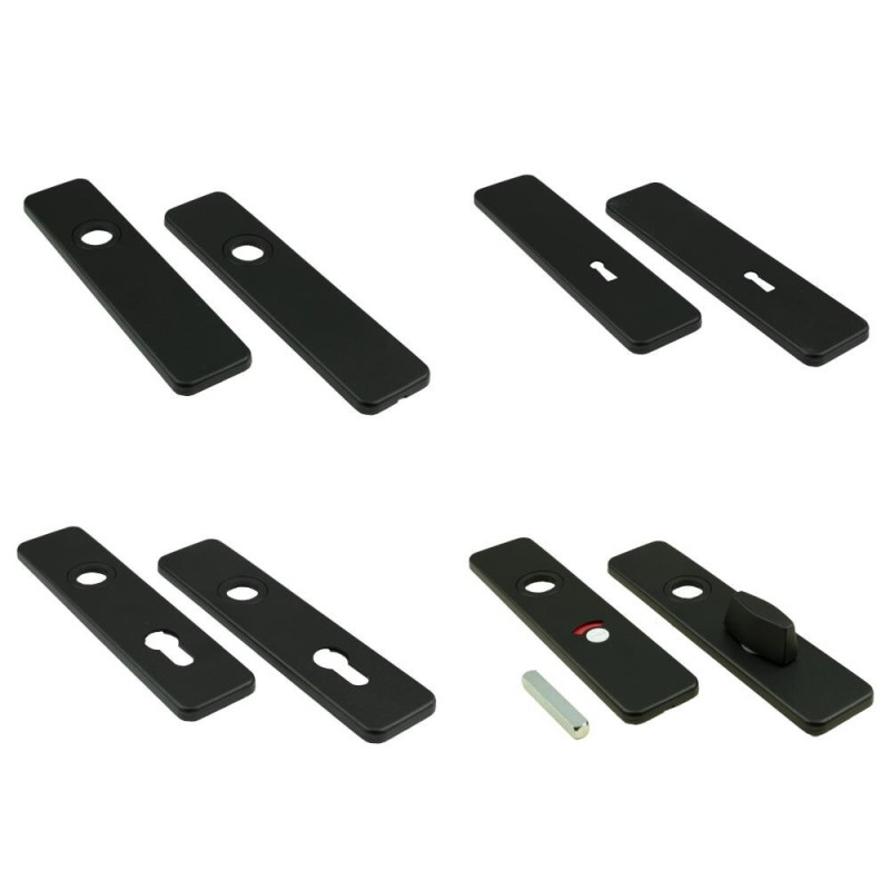 Ami Klikschild Wc 8/63 - 185x44mm - Zwart Ami Klikschild Wc 8/63 - 185x44mm - Zwart