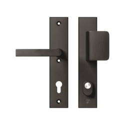 AXA Veiligheidsbeslag Edge Plus D-duwer+kruk Blok PC92 anti-kerntrek zwart