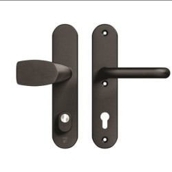 AXA Veiligheidsbeslag Oval Plus kruk Wing+U PC92 anti-kerntrek zwart