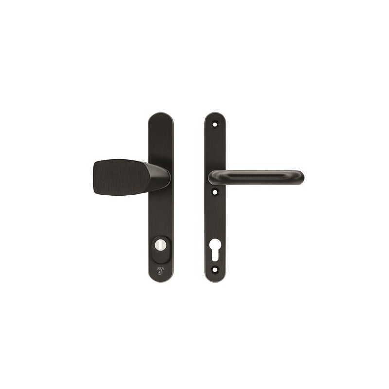 AXA Veiligheidsbeslag Oval Plus smal Wing-knop+kruk U PC92 anti-kerntrek zwart