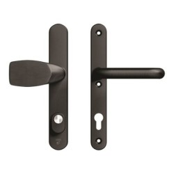 AXA Veiligheidsbeslag Oval Plus smal kruk Wing+U PC92 anti-kerntrek zwart