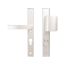 AXA Veiligheidsbeslag Edge Plus smal D-duwer+kruk Blok PC72 anti-kerntrek F1