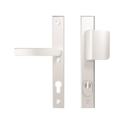 AXA Veiligheidsbeslag Edge Plus smal D-duwer+kruk Blok PC92 anti-kerntrek F1