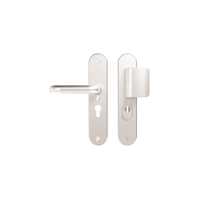 AXA Veiligheidsbeslag Oval Plus D-duwer+kruk U PC55 anti-kerntrek F1