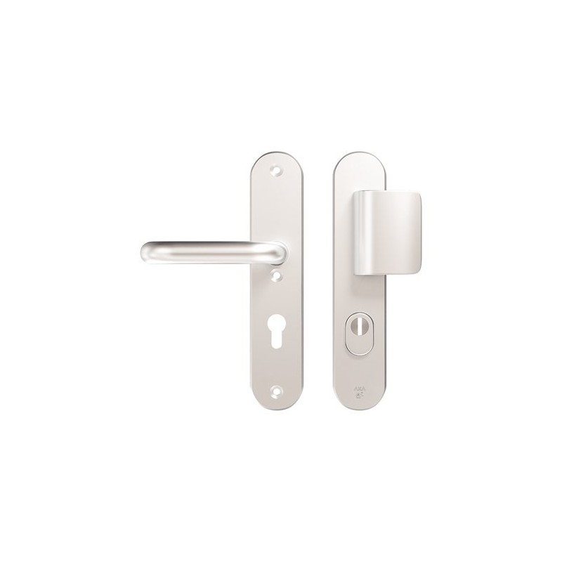 AXA Veiligheidsbeslag Oval Plus D-duwer+kruk U PC72 anti-kerntrek F1