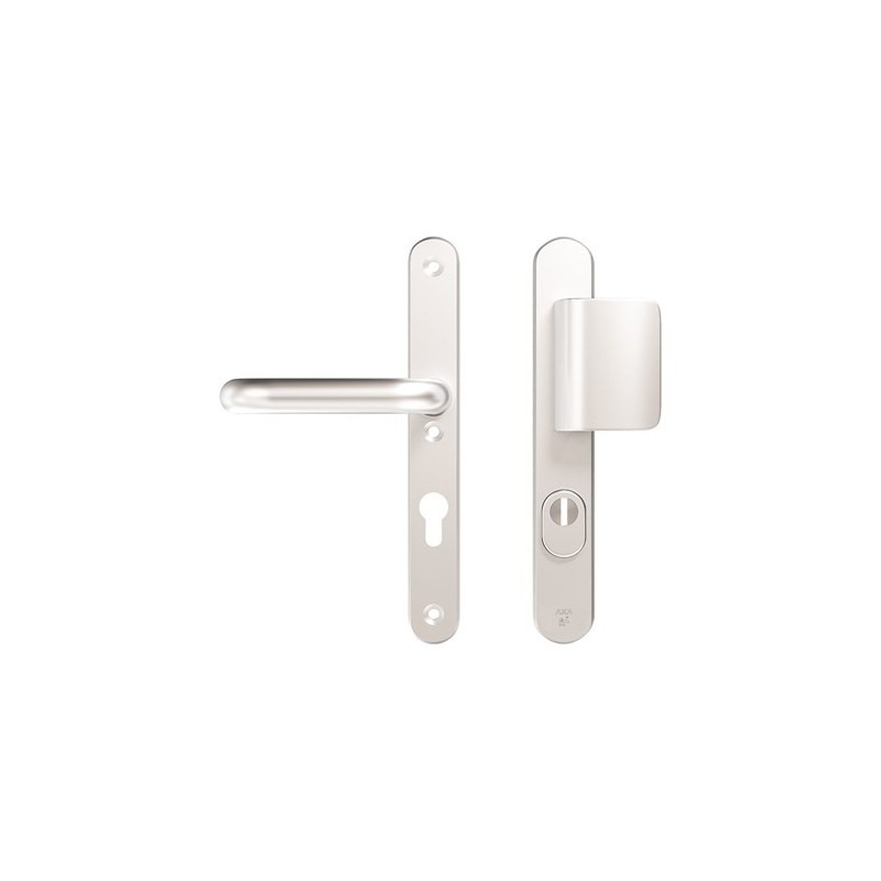 AXA Veiligheidsbeslag Oval Plus smal D-duwer+kruk U PC72 anti-kerntrek F1
