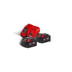 Milwaukee Accuset 2x5.0Ah 1x2.0Ah + Lader