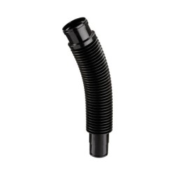 Ubbink Aansluitstuk Flexibel KS 110-100 750 mm Voor Rioolontspanning - Zwart