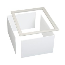 Ubbink Purilan Lumino Afwerkrand Plano - 400 mm - Wit
