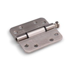 Glijlagerscharnier Ronde Hoeken 3 Mm - 89x89mm - RVS Geborsteld