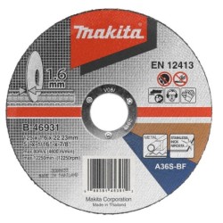 Makita B-469131 Doorslijpschijf - 125x1.6 mm - RVS
