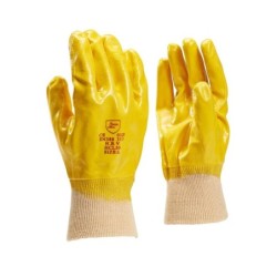 Handschoen Hcl50 Nbr 10 Geel Gesl Tricot