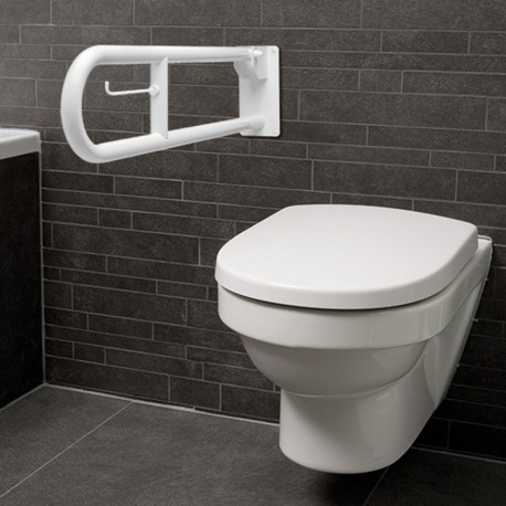 SECUCARE TOILETBEUGEL 60CM OPKLAPB WIT SECUCARE TOILETBEUGEL 60CM OPKLAPB WIT